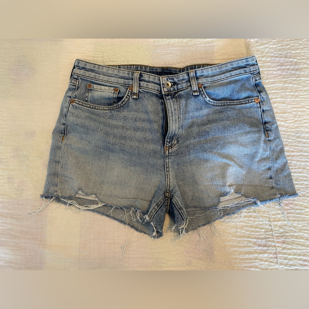 Rag & Bone Dre Low Rise Denim Shorts
